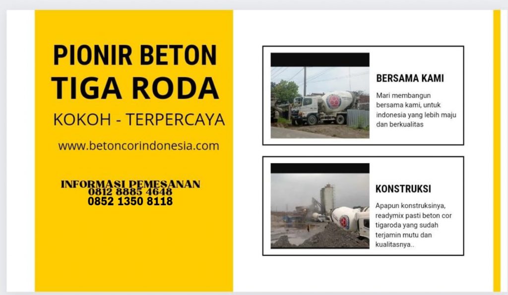 Harga Ready Mix Beton per m3 Cempaka Putih Terbaru