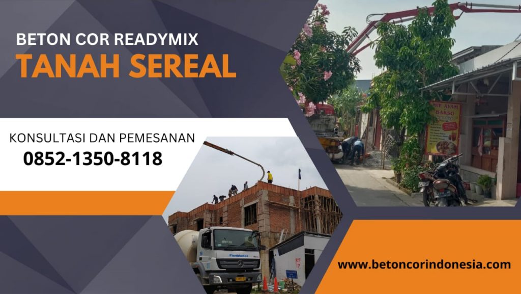 Harga Ready Mix Beton per m3 Tanah Sareal terbaru